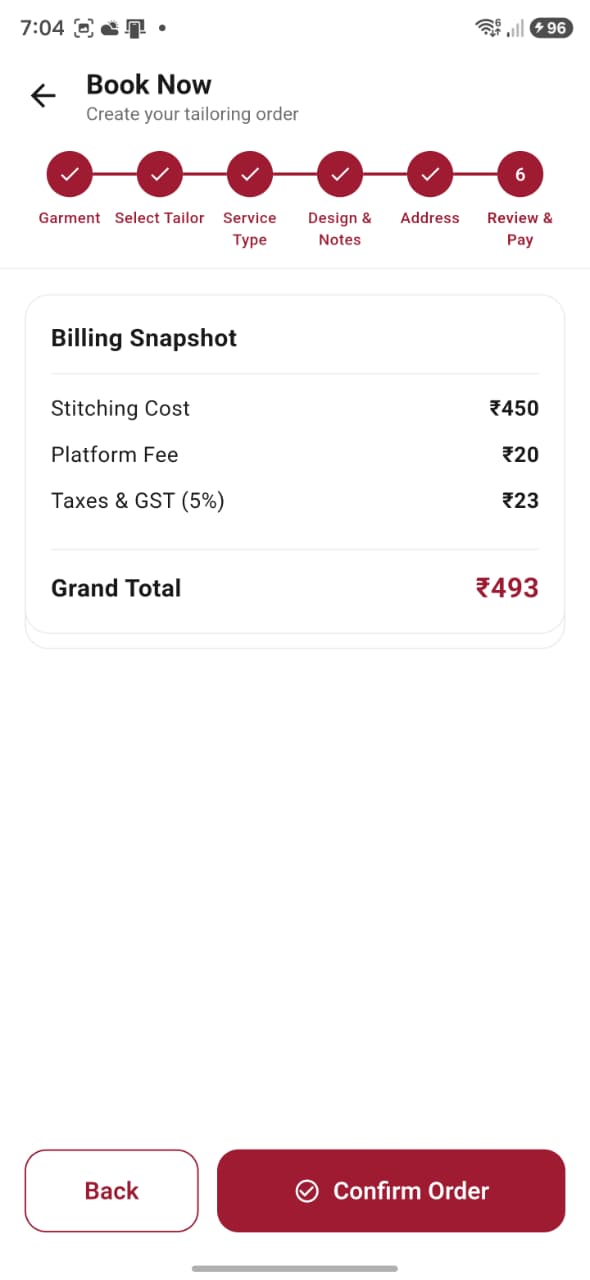 Price review in Metaia booking