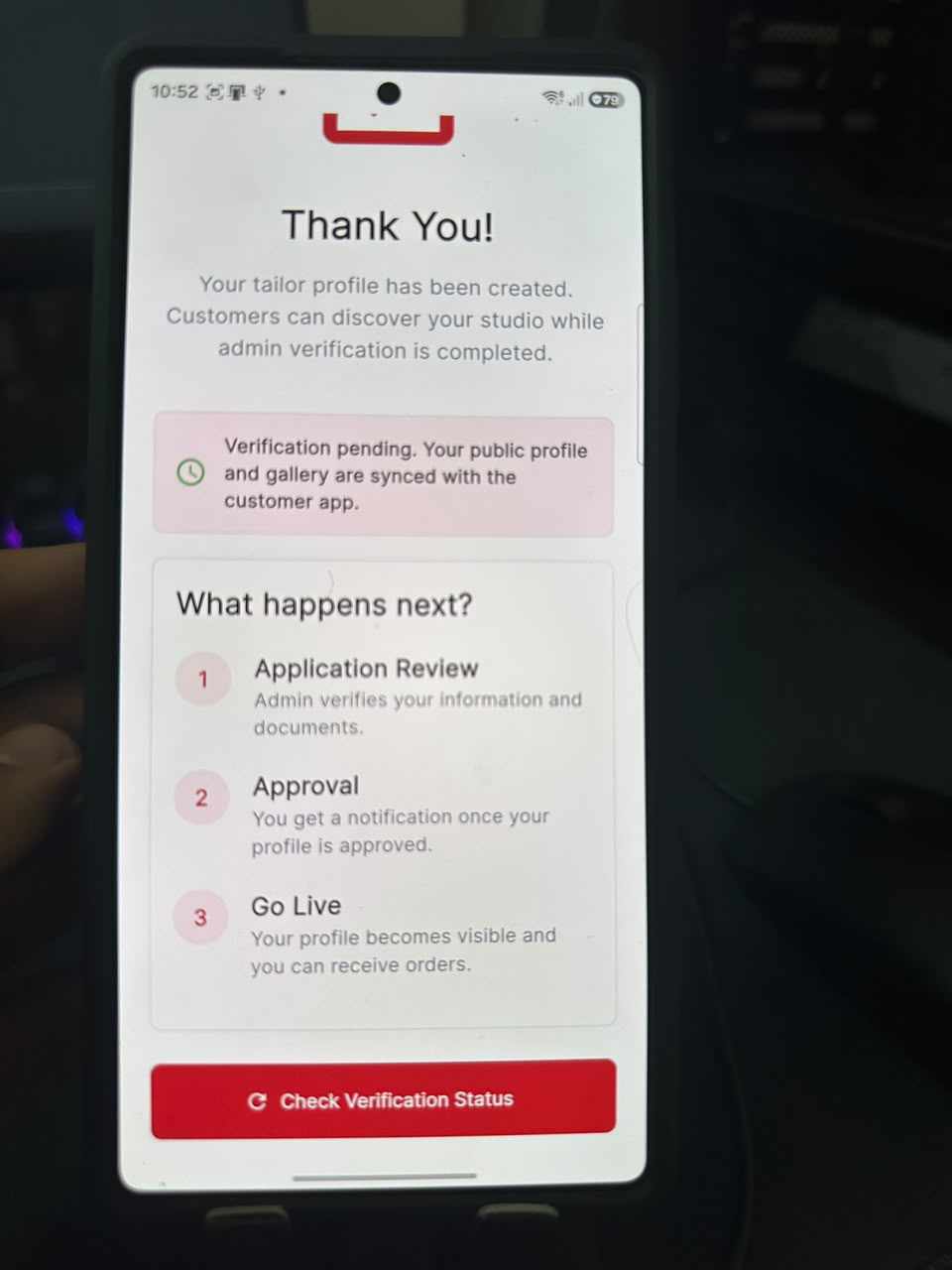 Metaia tailor review process